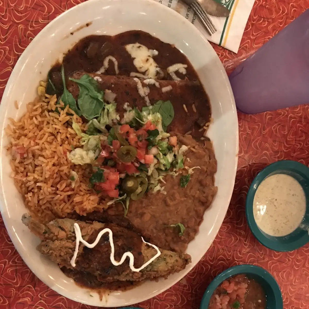 Limited Time Pork Boom-Boom Enchiladas