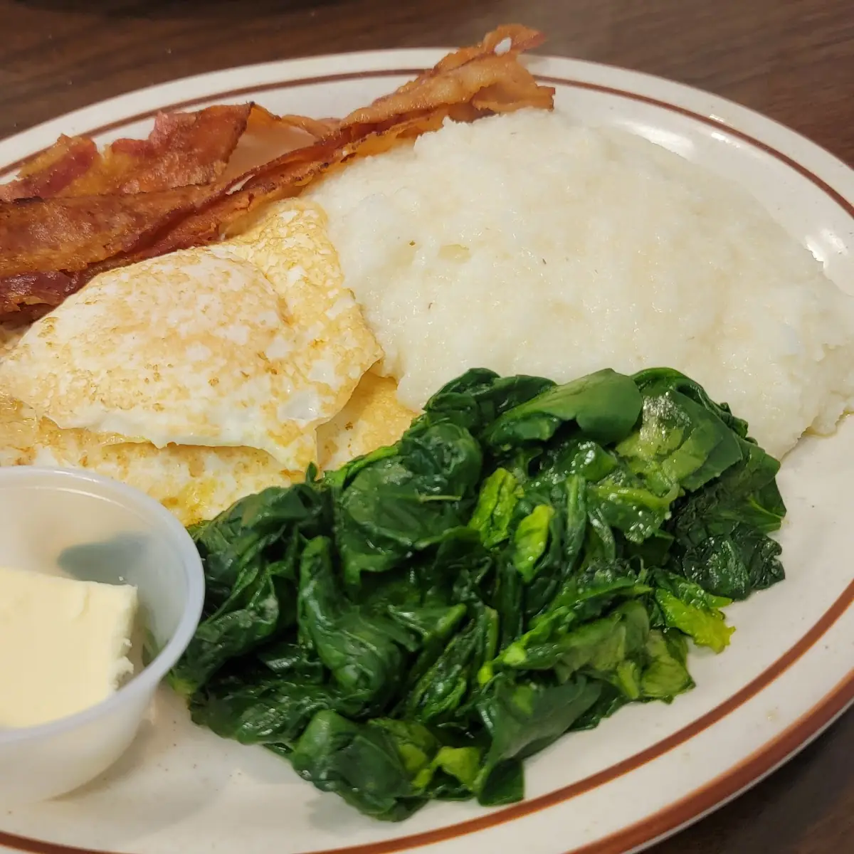 Bacon Eggs Grits