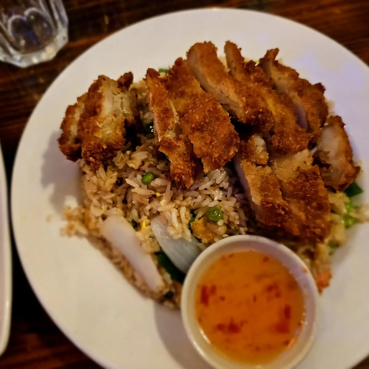 Crispy Chicken and Fried Rice