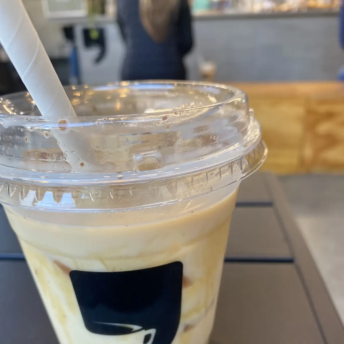 Churro Latte with Oat Milk
