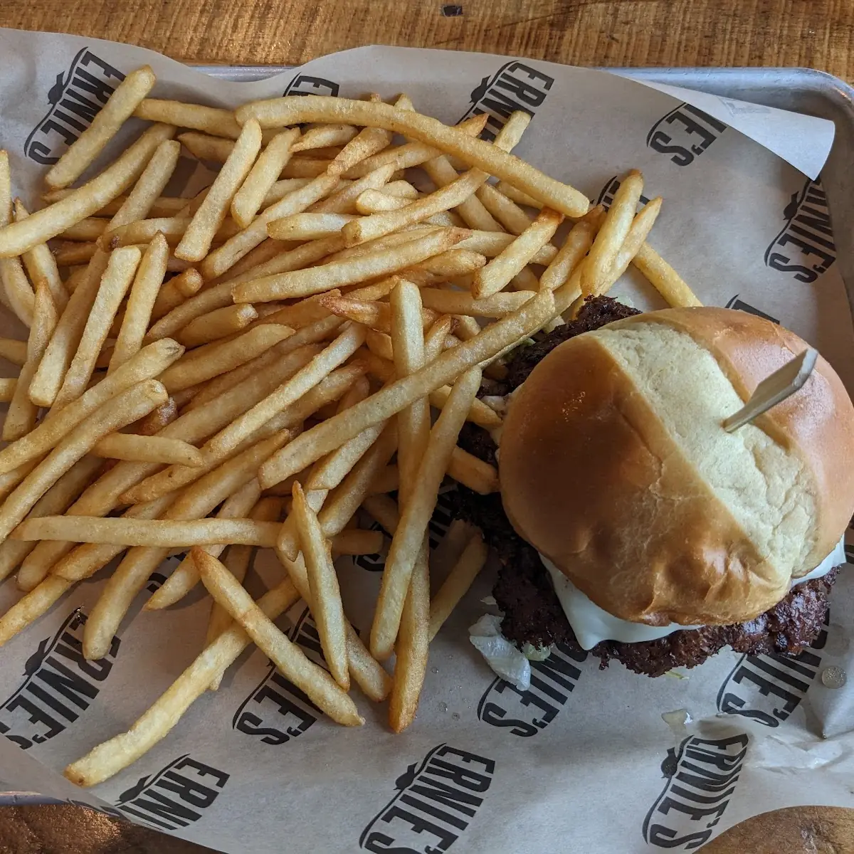 Classic Burger and Fries