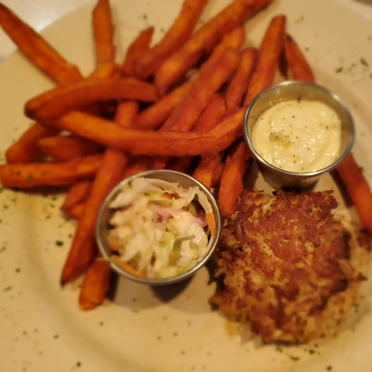 Crab Cake Lunch