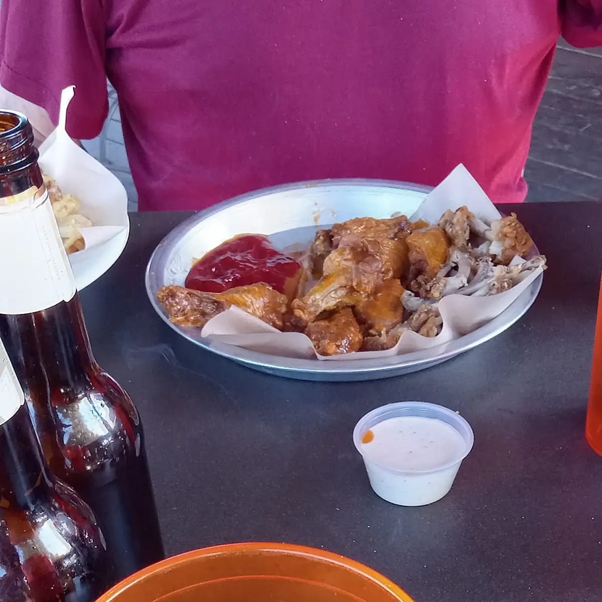 Naked Chicken Wings with Mild Sauce