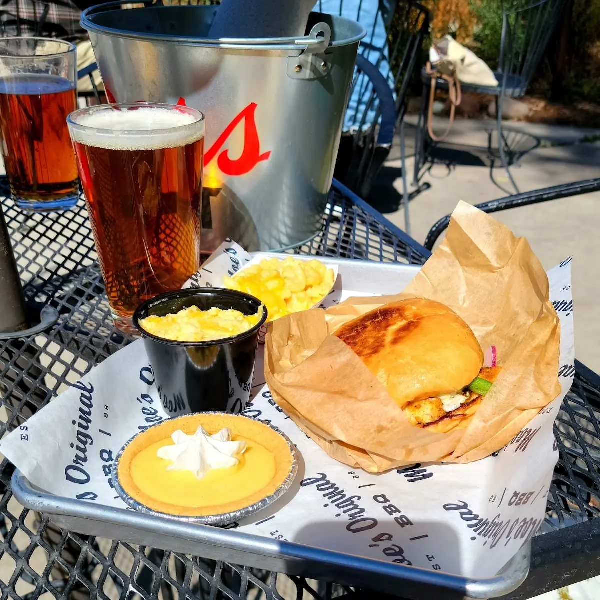 Mahi Mahi Sandwich Mac & Cheese Squash Casserole Key Lime Pie