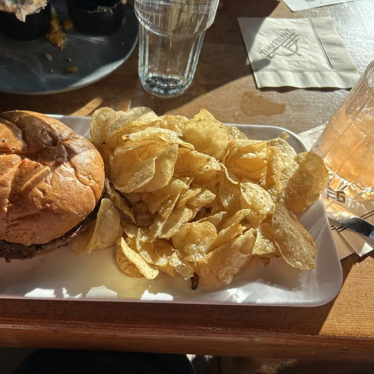 Served with Salt & Pepper Kettle Chips