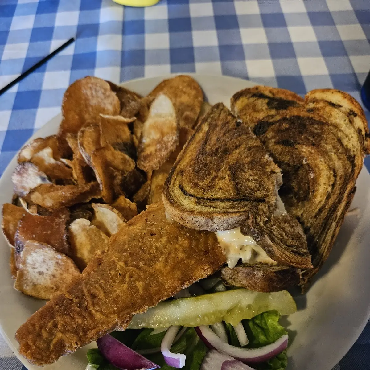 Fish Reuben Sandwich