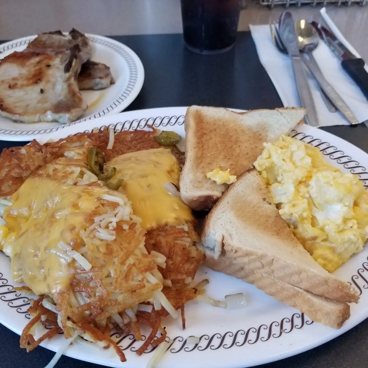 Pork Chop Breakfast
