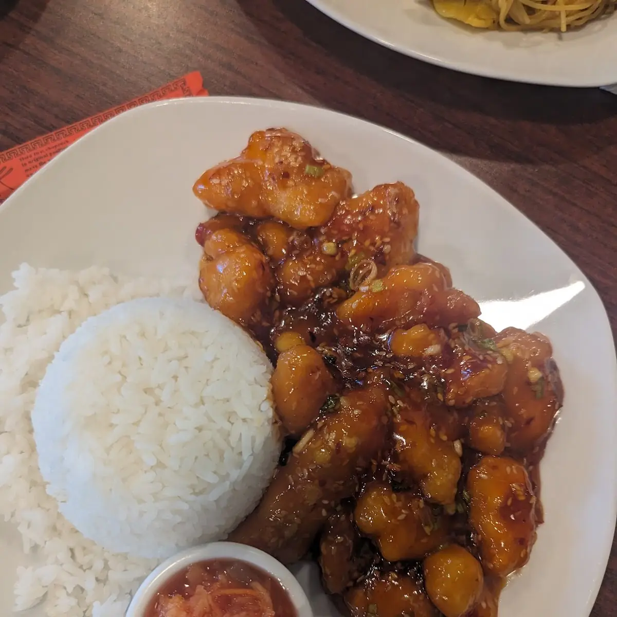 Orange Chicken with Rice