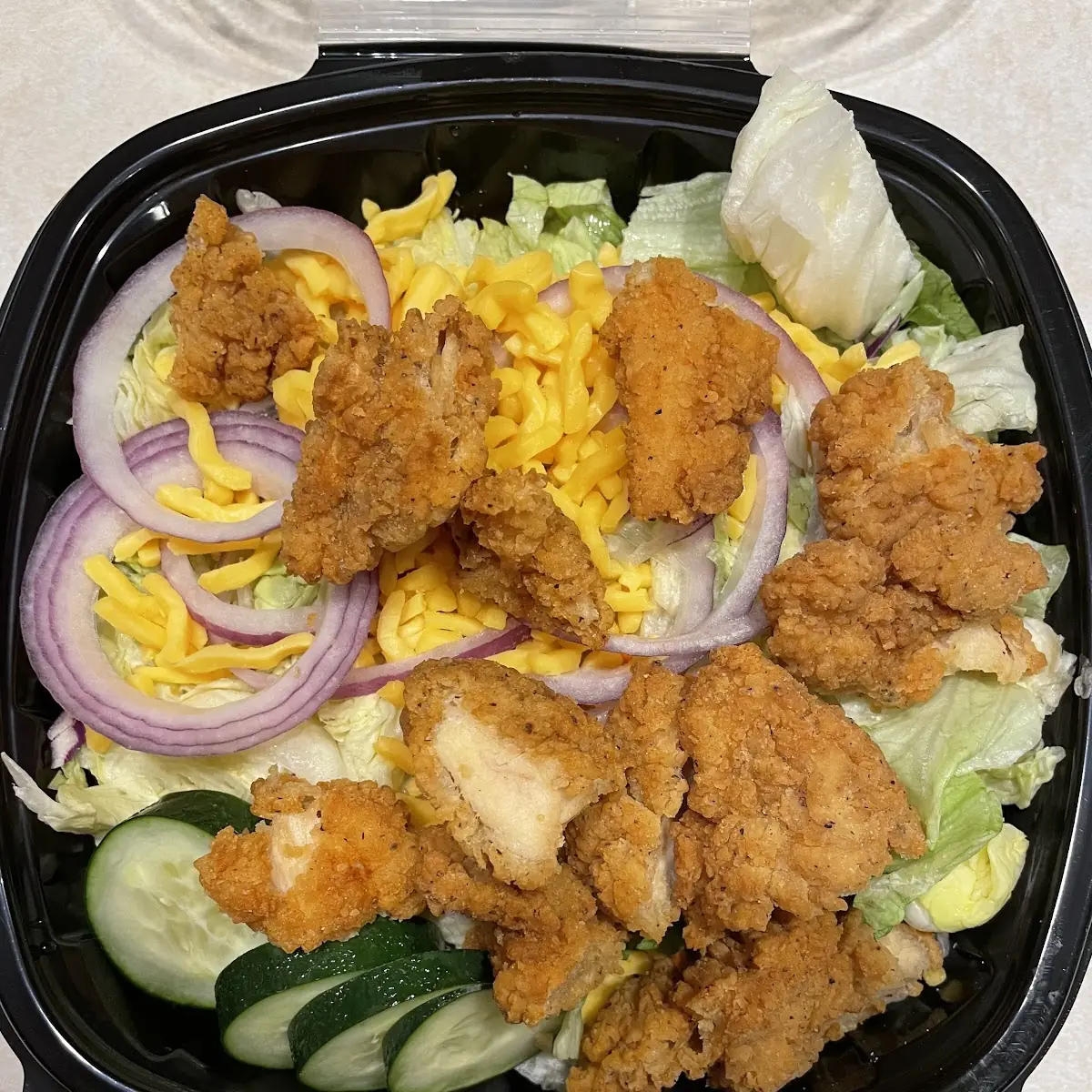 Fried Chicken Salad