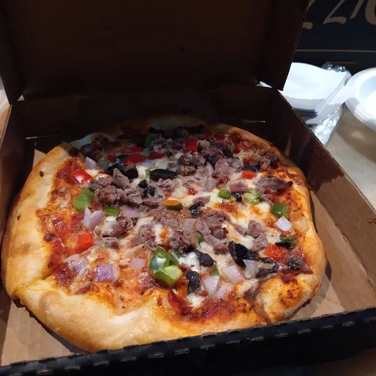 Cheese Steak Pizza