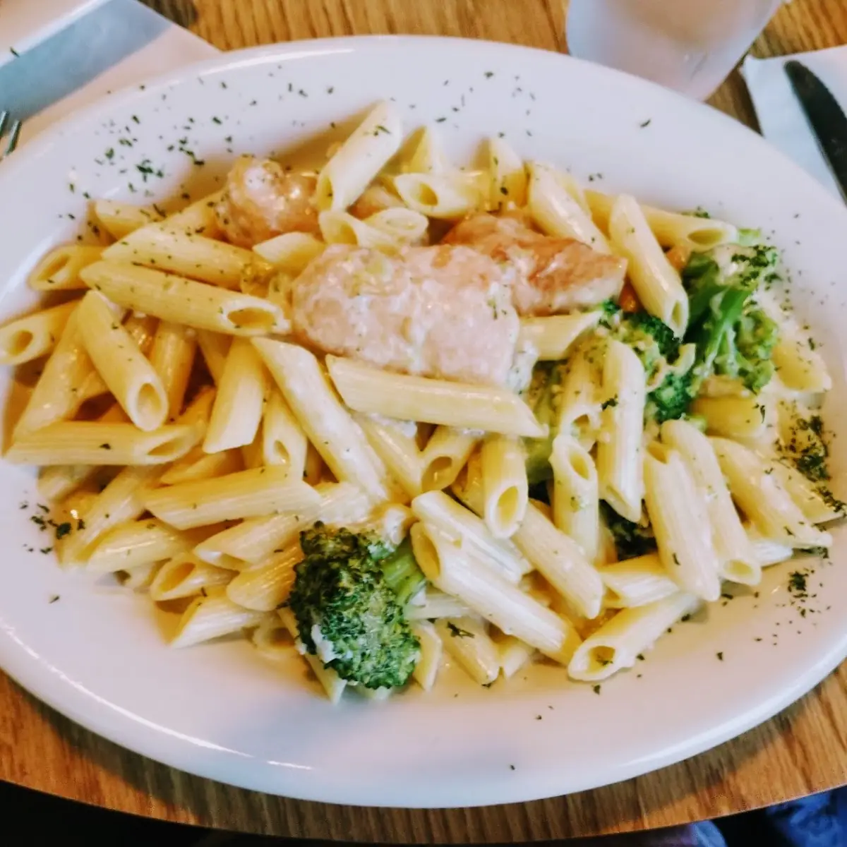 Kids Chicken Broccoli Alfredo