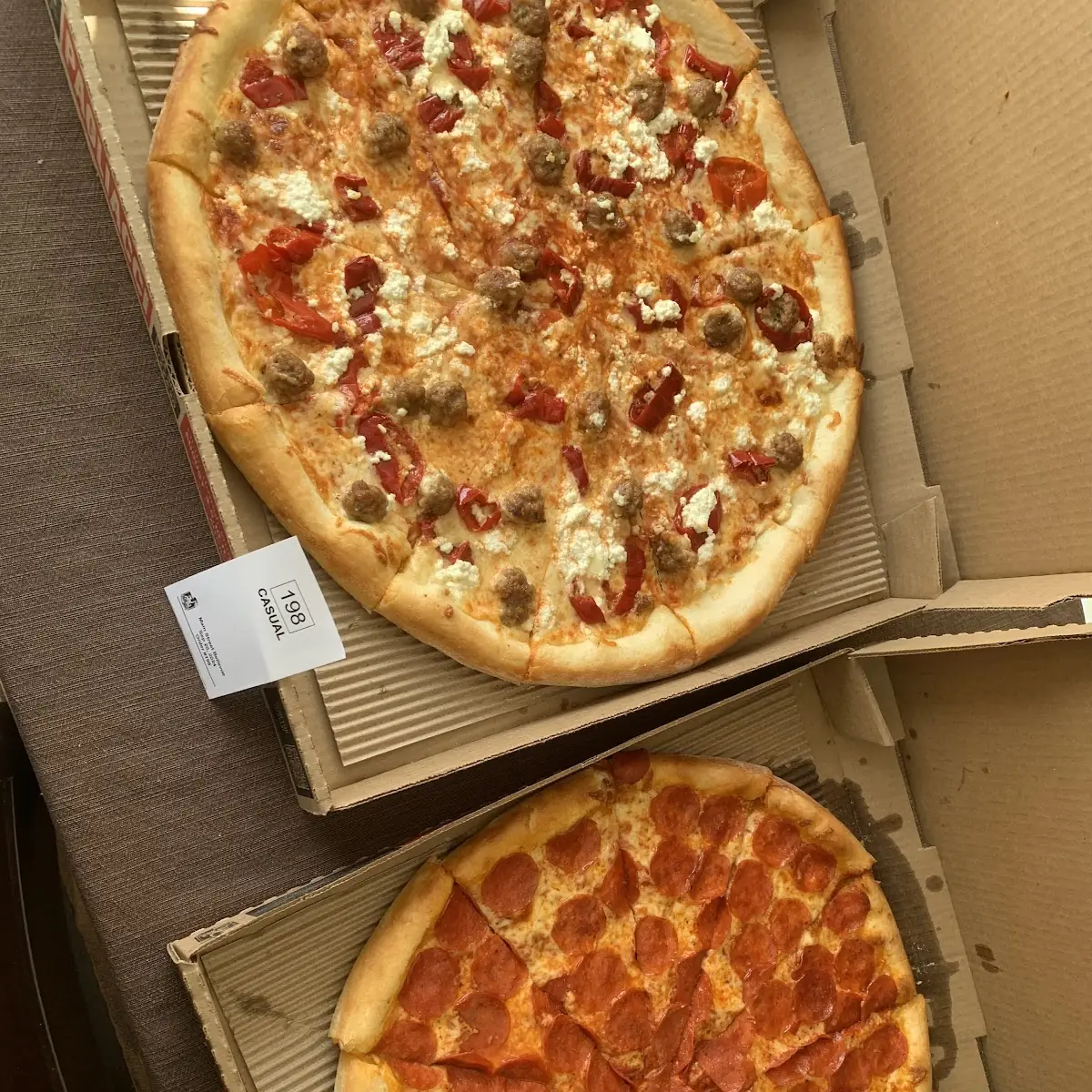 Pepperoni & Meat Lovers Pizza