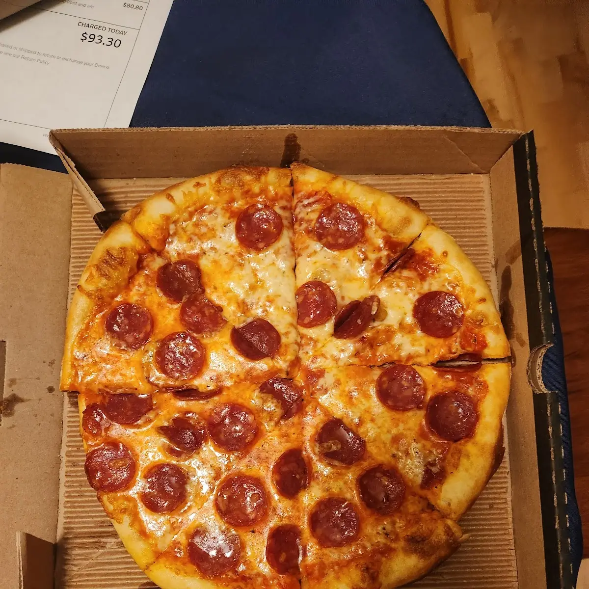 Spicy Pepperoni Pizza