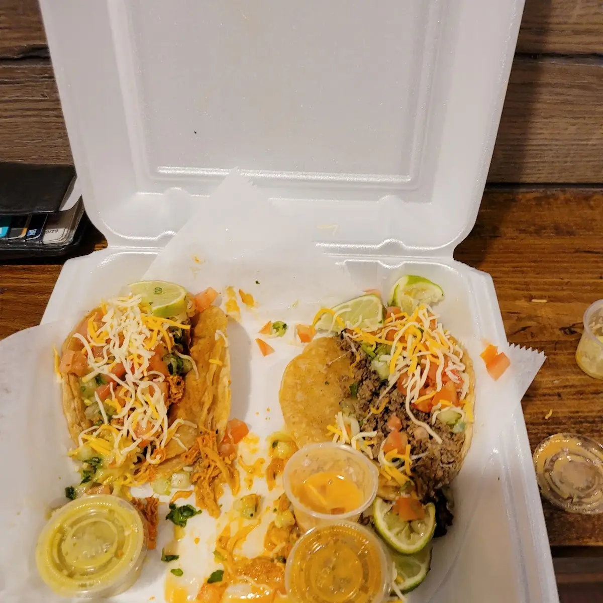 Chicken and Ground Beef Tacos