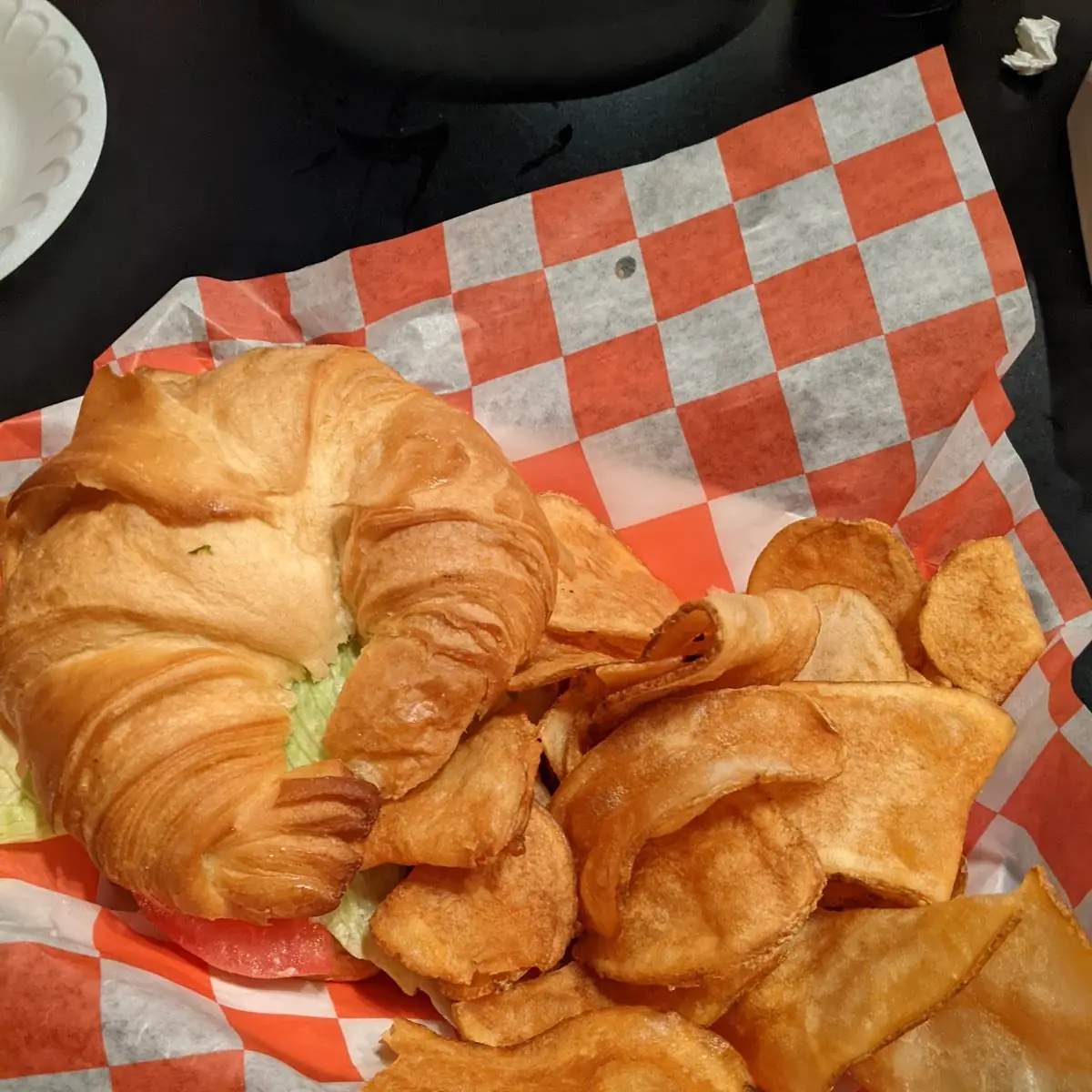 Chicken Salad on Croissant