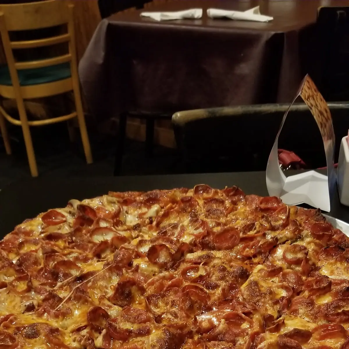 Pepperoni Mushroom and Extra Cheese Pizza