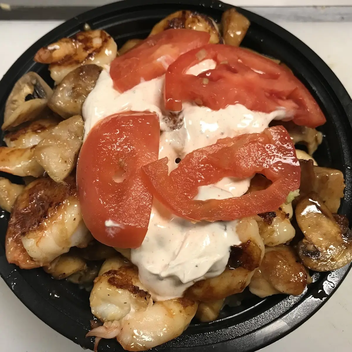 Teriyaki Shrimp and Chicken Bowl