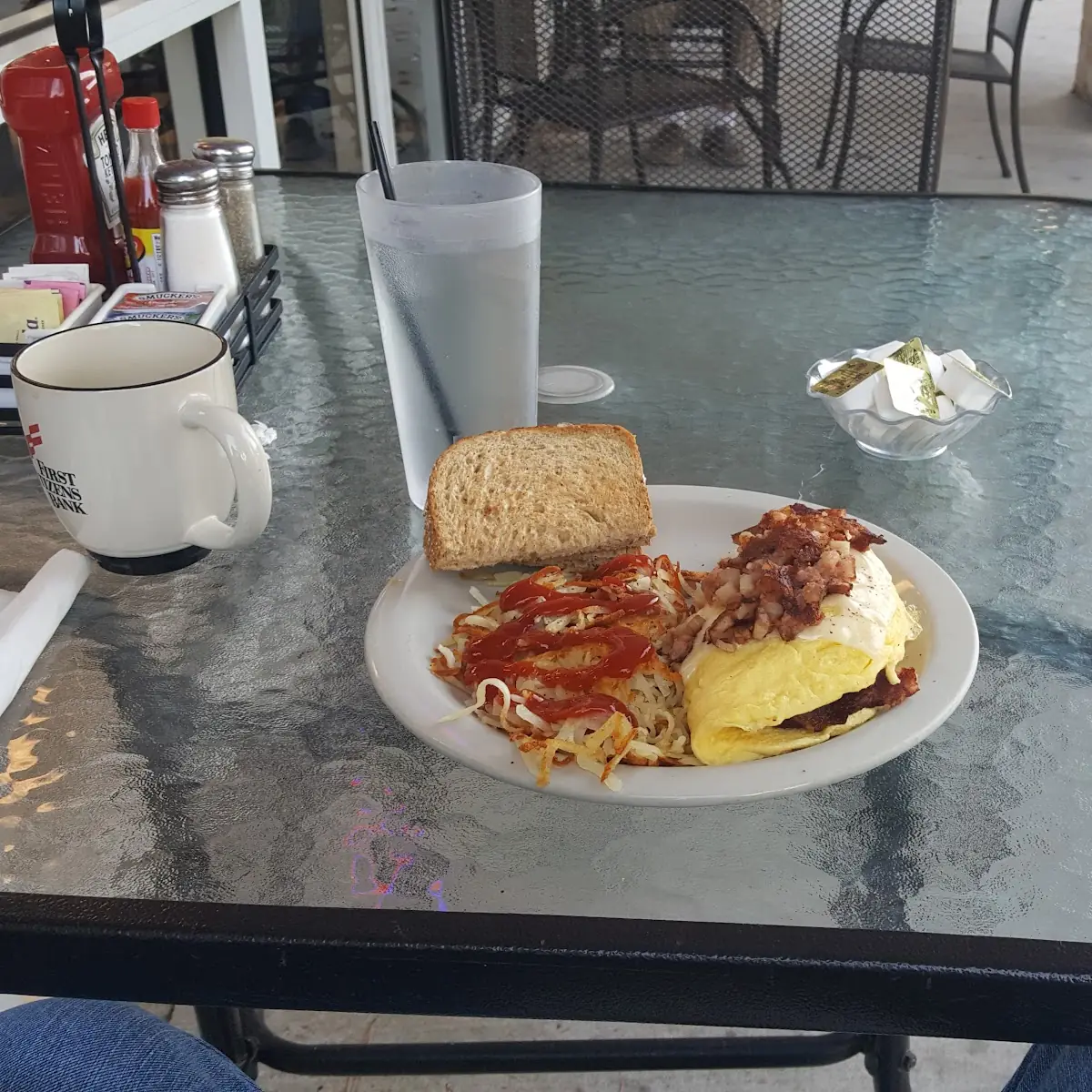 Corned Beef Hash Omlette
