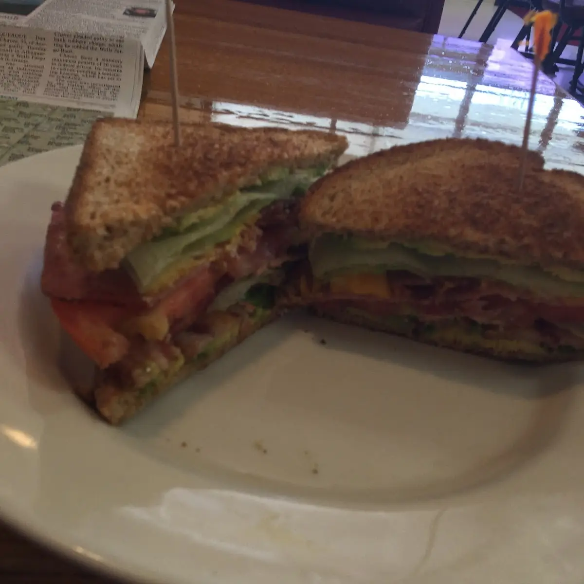 Bacon Avacado Sandwich