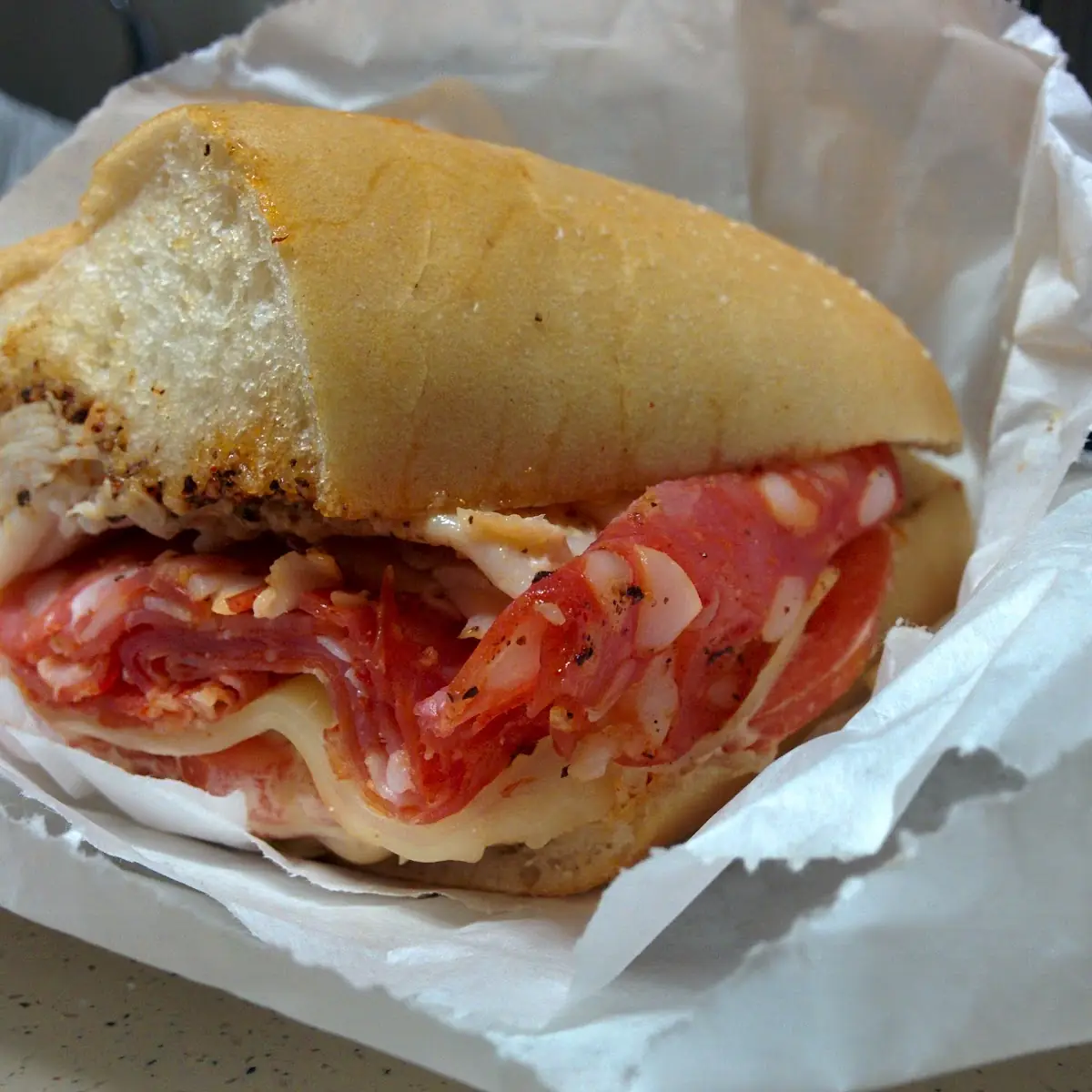 Spicy Pastrami Sandwich