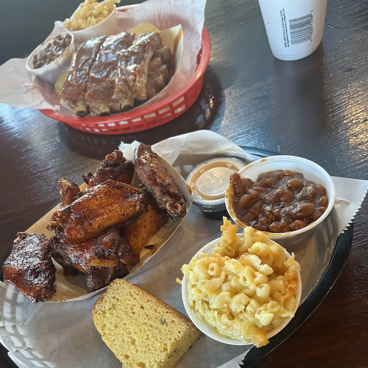 Ribs Baked Beans Mac N Cheese