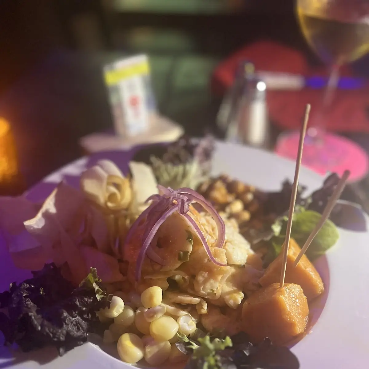 Peruvian Shrimp Ceviche Bolivar