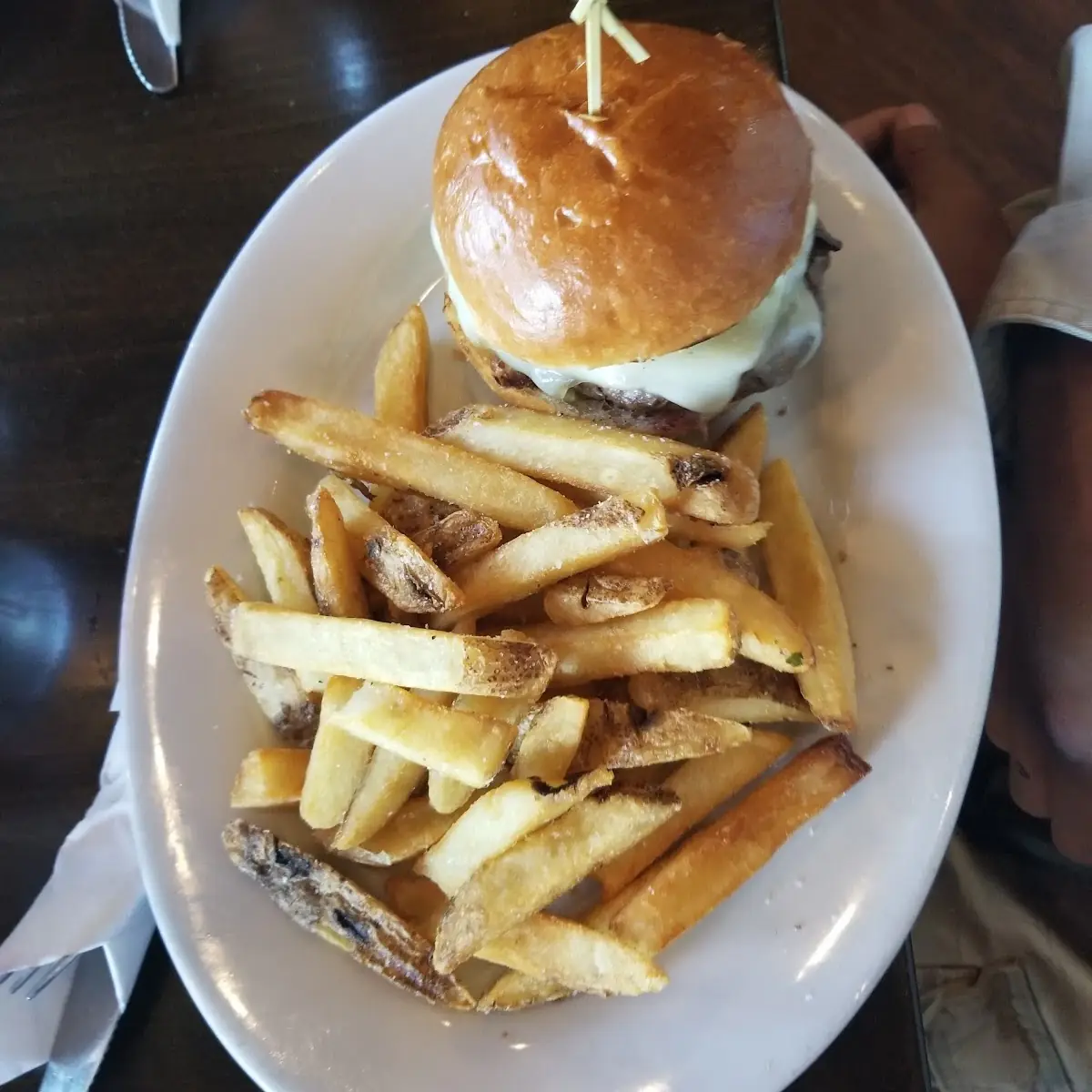 Mushroom Swiss Burger