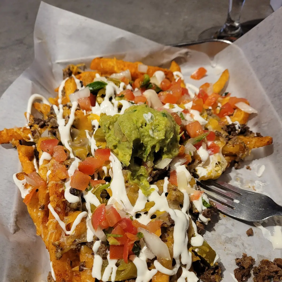 Carne Asada Fries and Nachos
