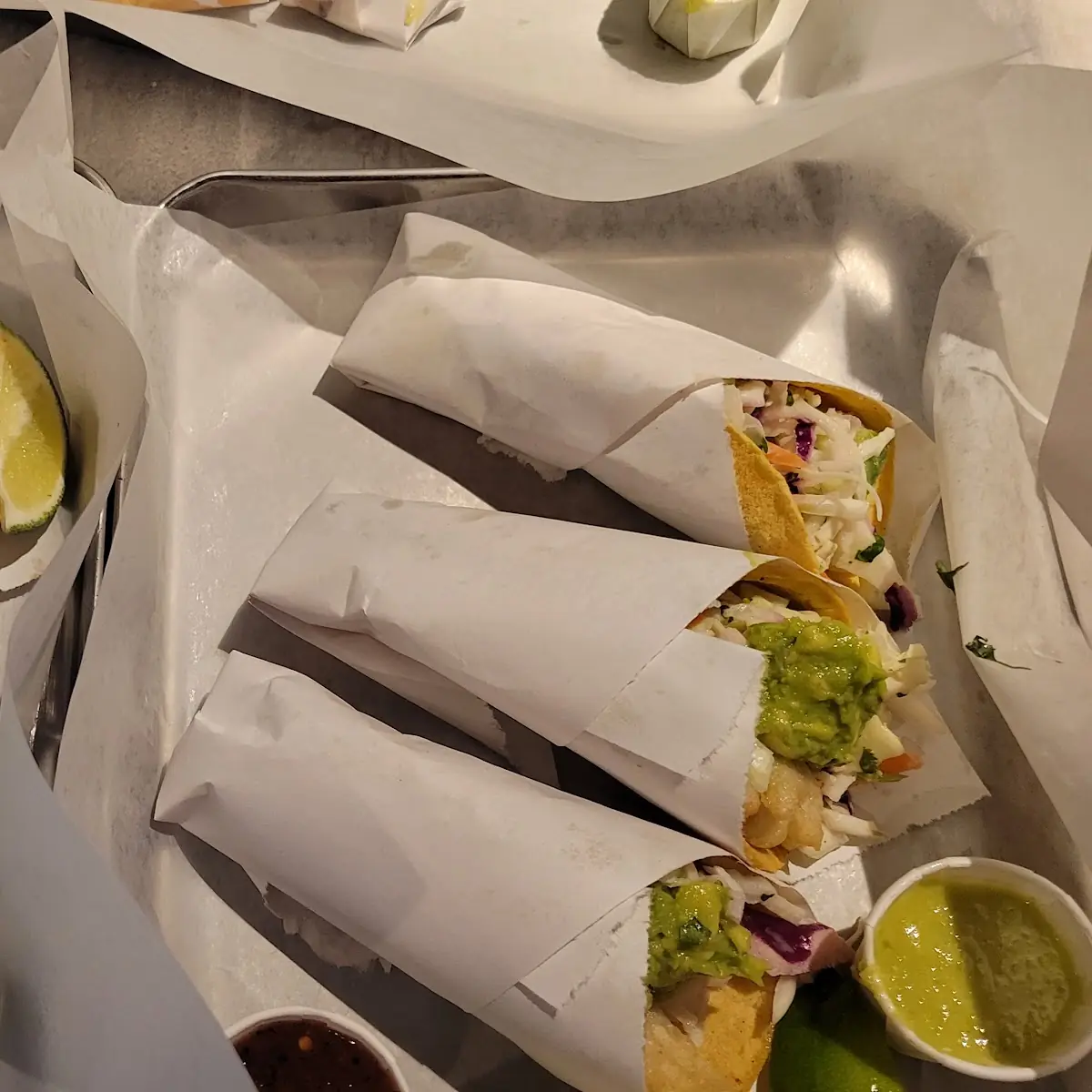Three Street Tacos and Fries