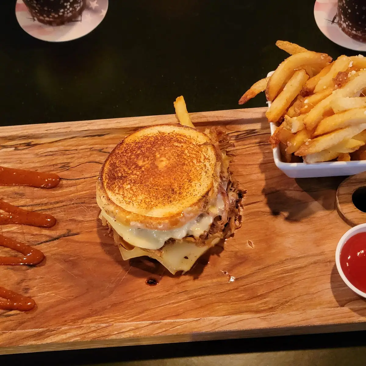 Pulled Pork Grilled Cheese
