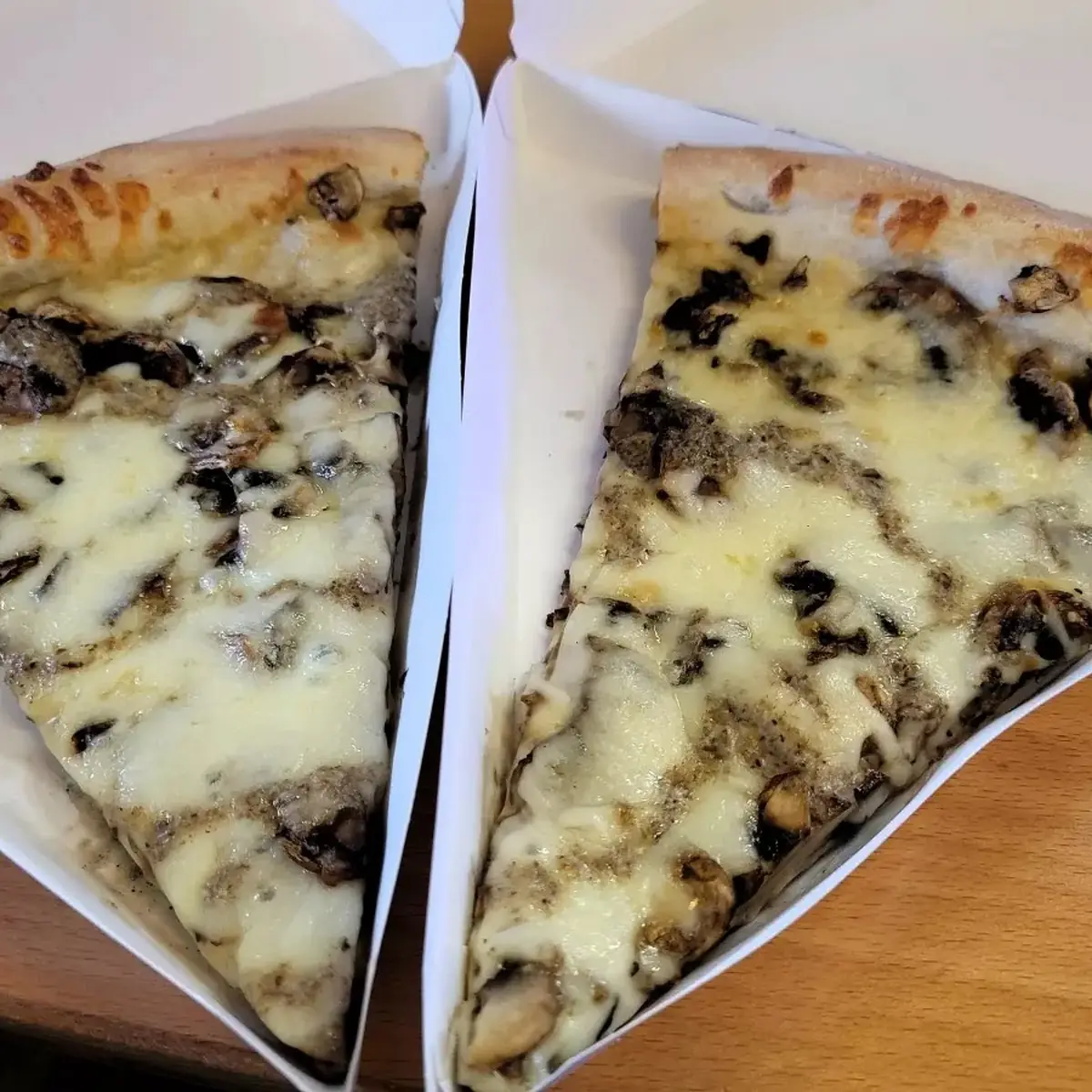 Mushroom Pizza Slice
