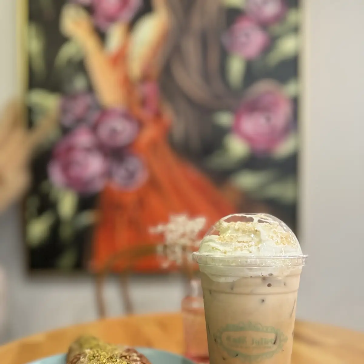 Iced Pistachio Latte