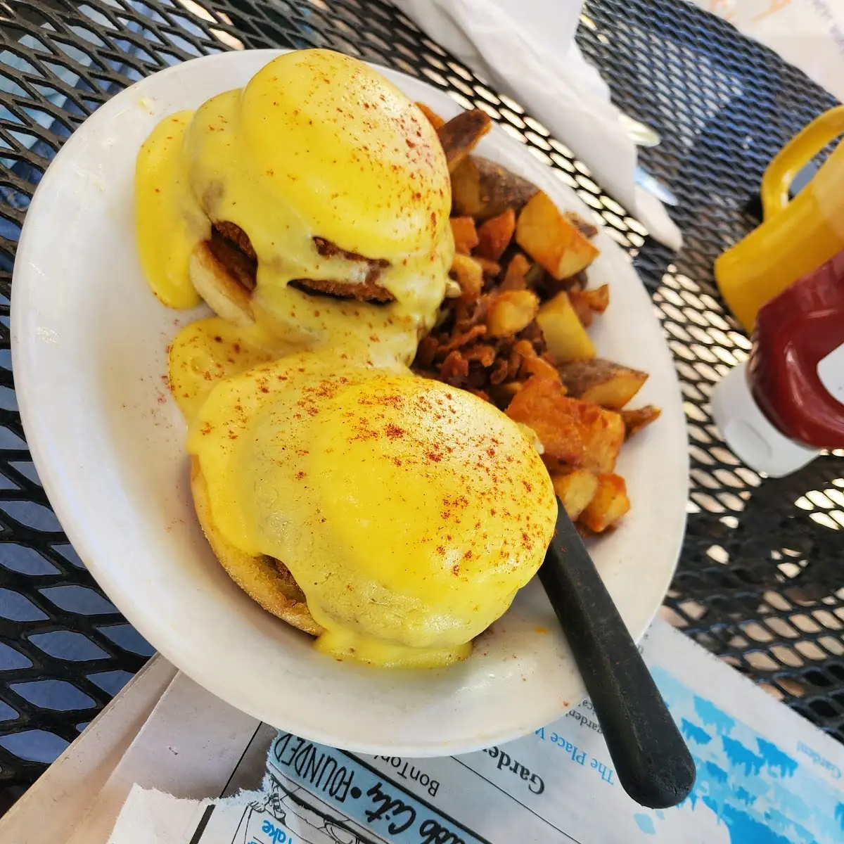 Vegetarian Eggs Benedict