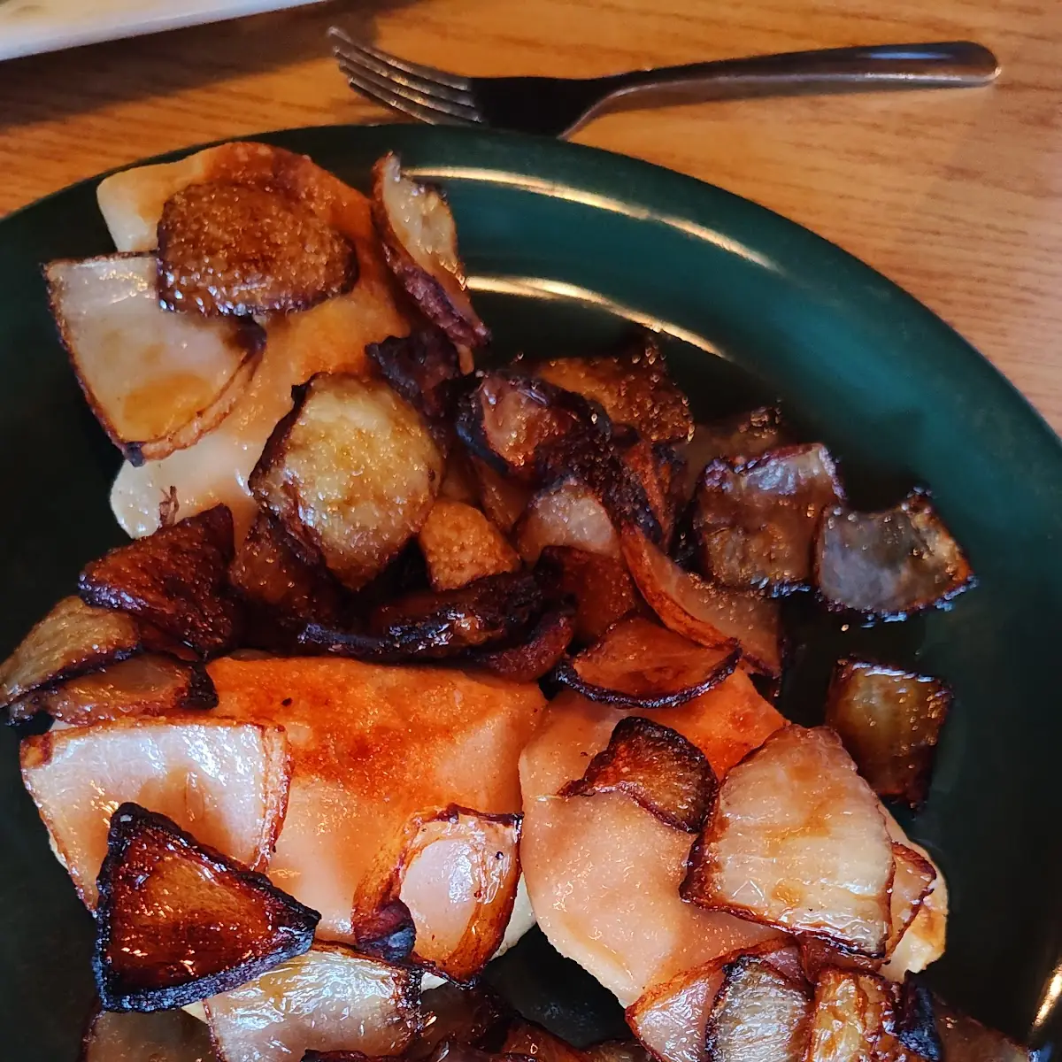 Home Style Perogies and Onion