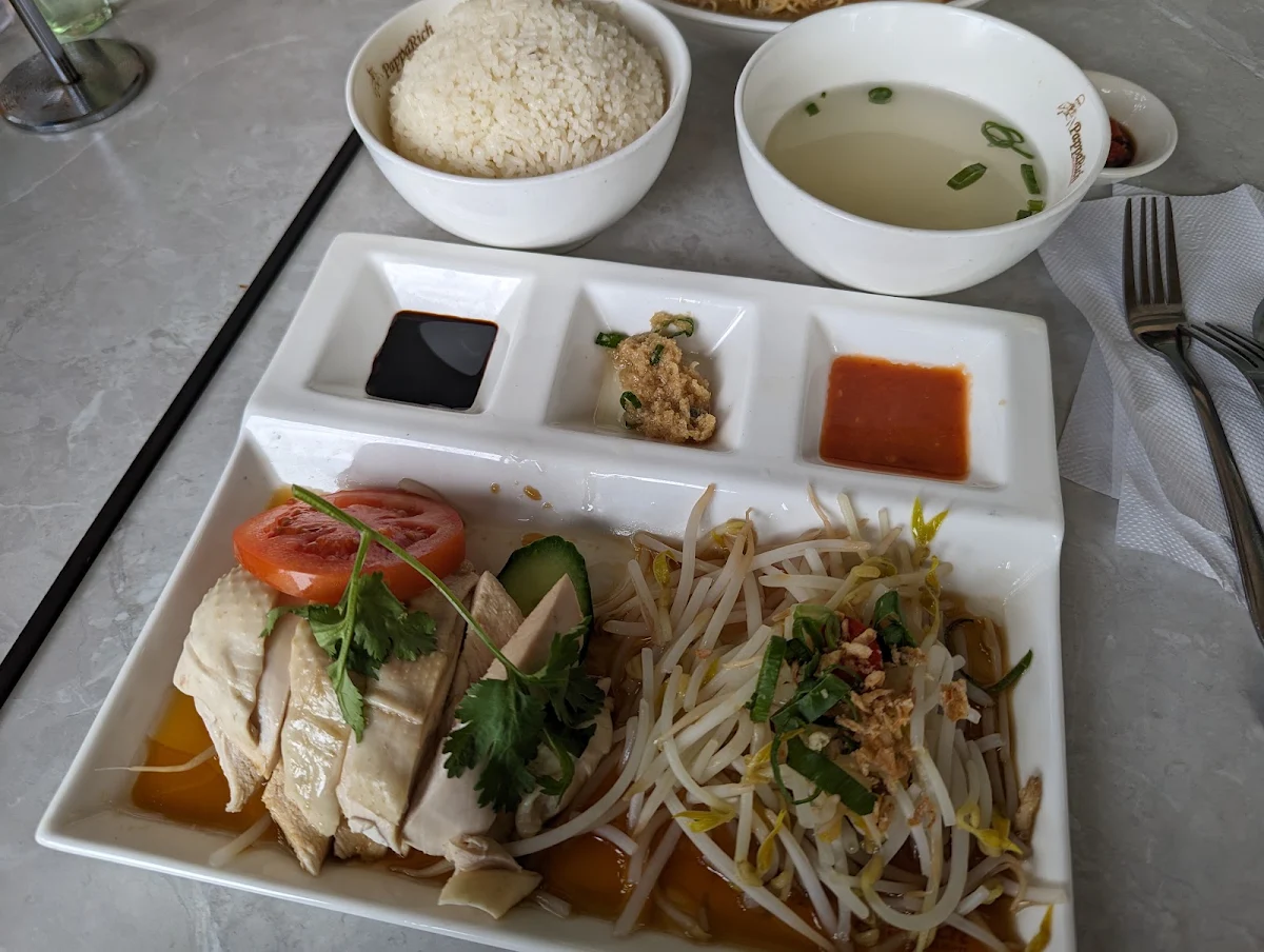 Hainanese Chicken Rice, PappaRich Belmont Forum