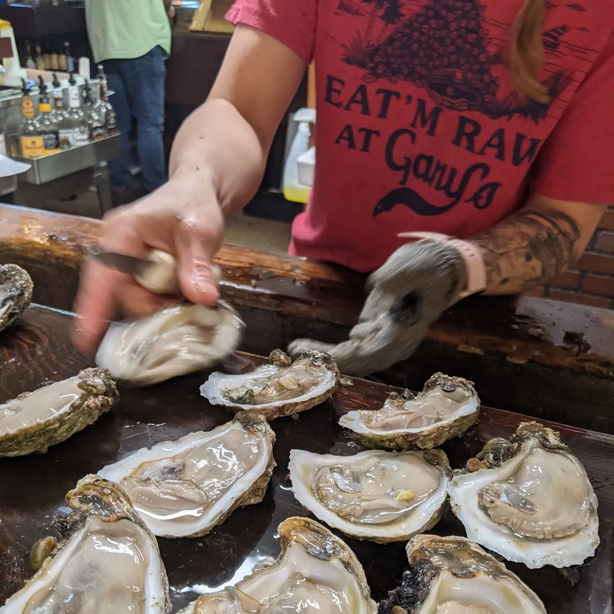 Raw Oysters on Half Shell