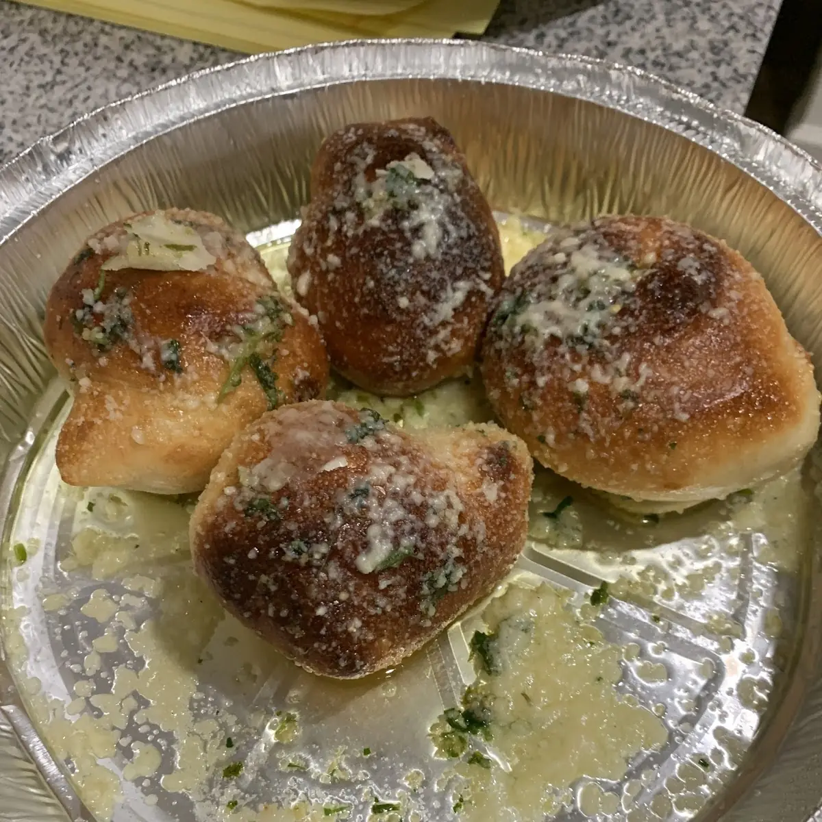 Double Bake Garlic Parmesan Rolls