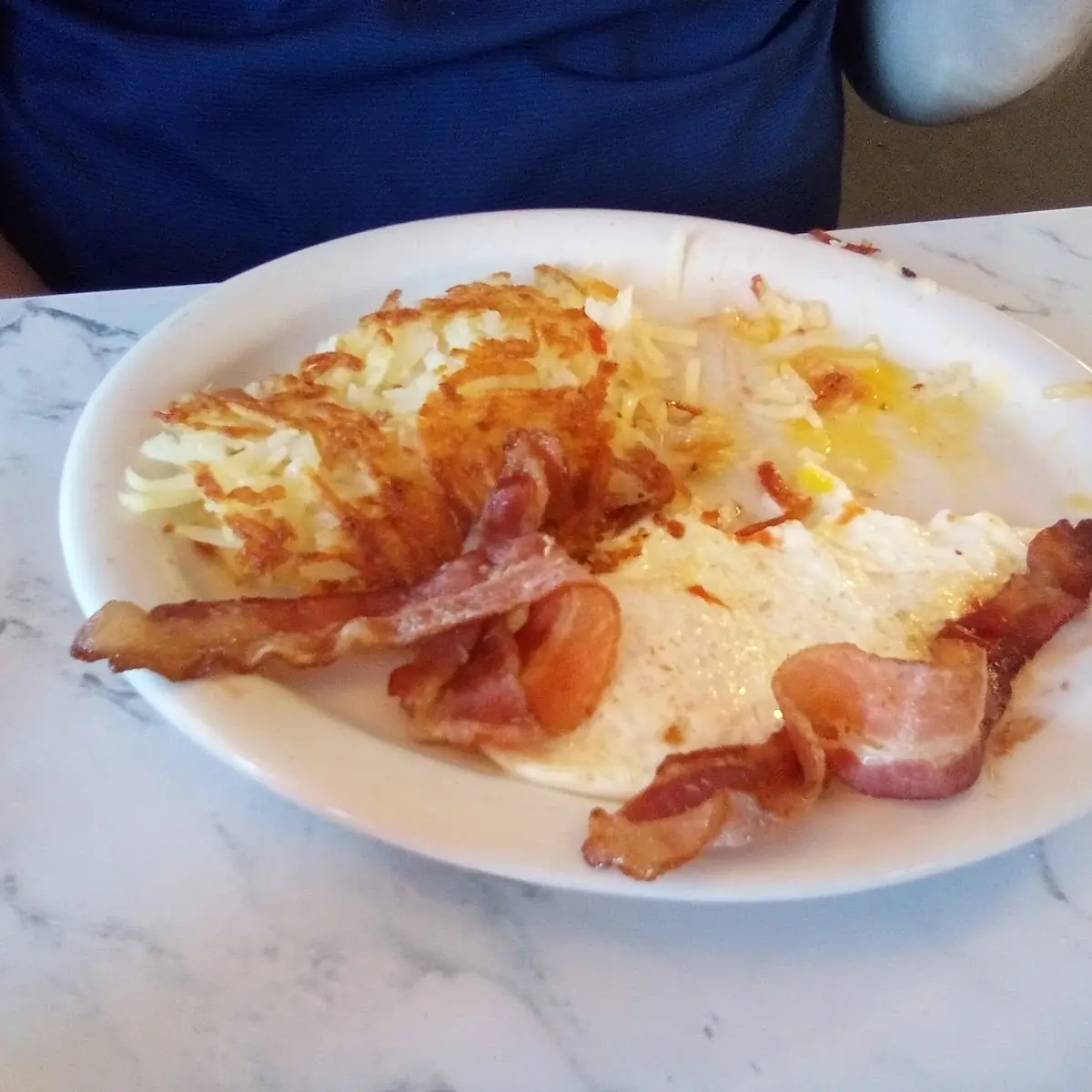 Bacon Eggs and Hash Browns