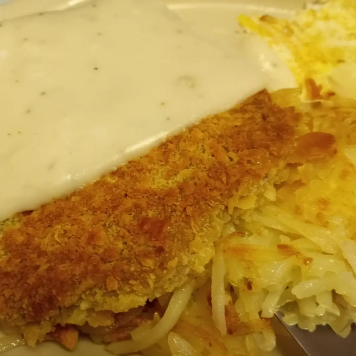 Chicken Fried Steak and Eggs