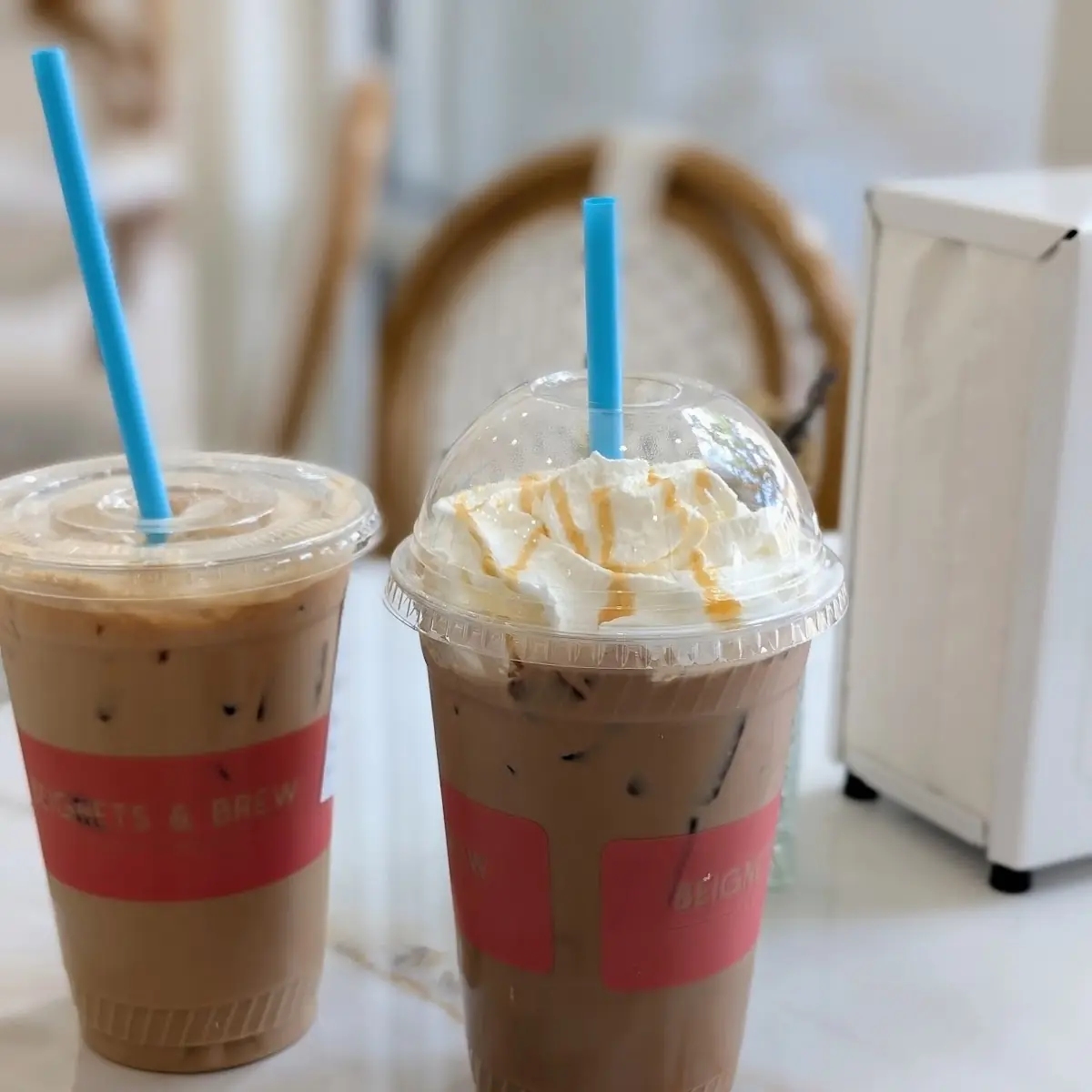 Iced Vanilla Latte with Oat Milk