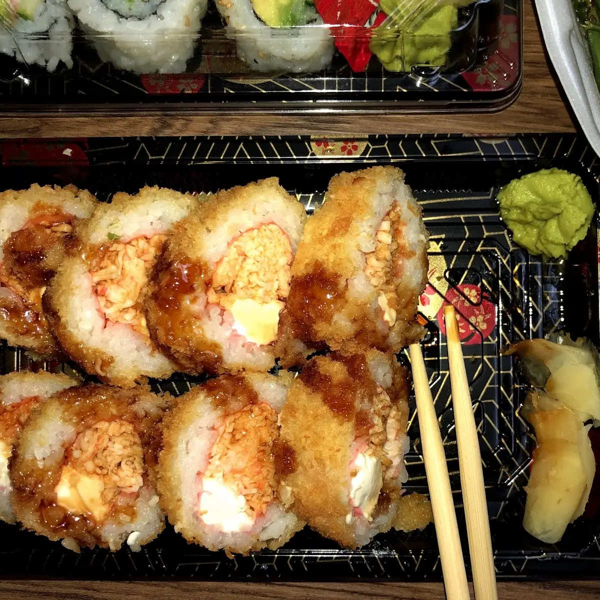 Crab Rangoon Roll Deep Fried Roll