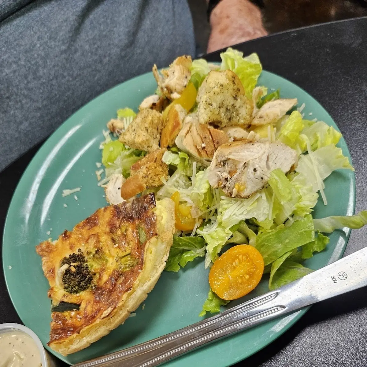 Quiche and Side Salad