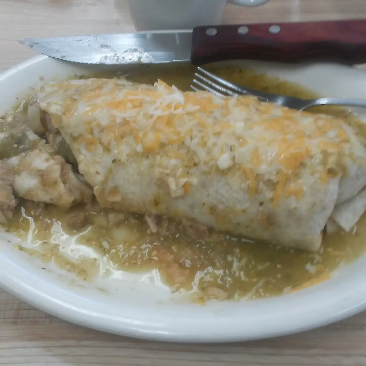 Chili Verde Burrito Supreme