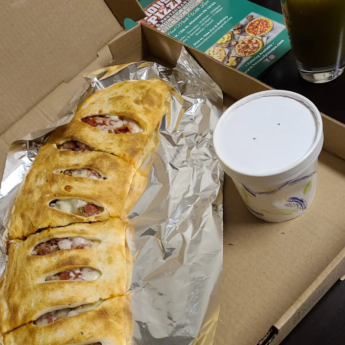 Large Meat Lovers Stromboli Roll