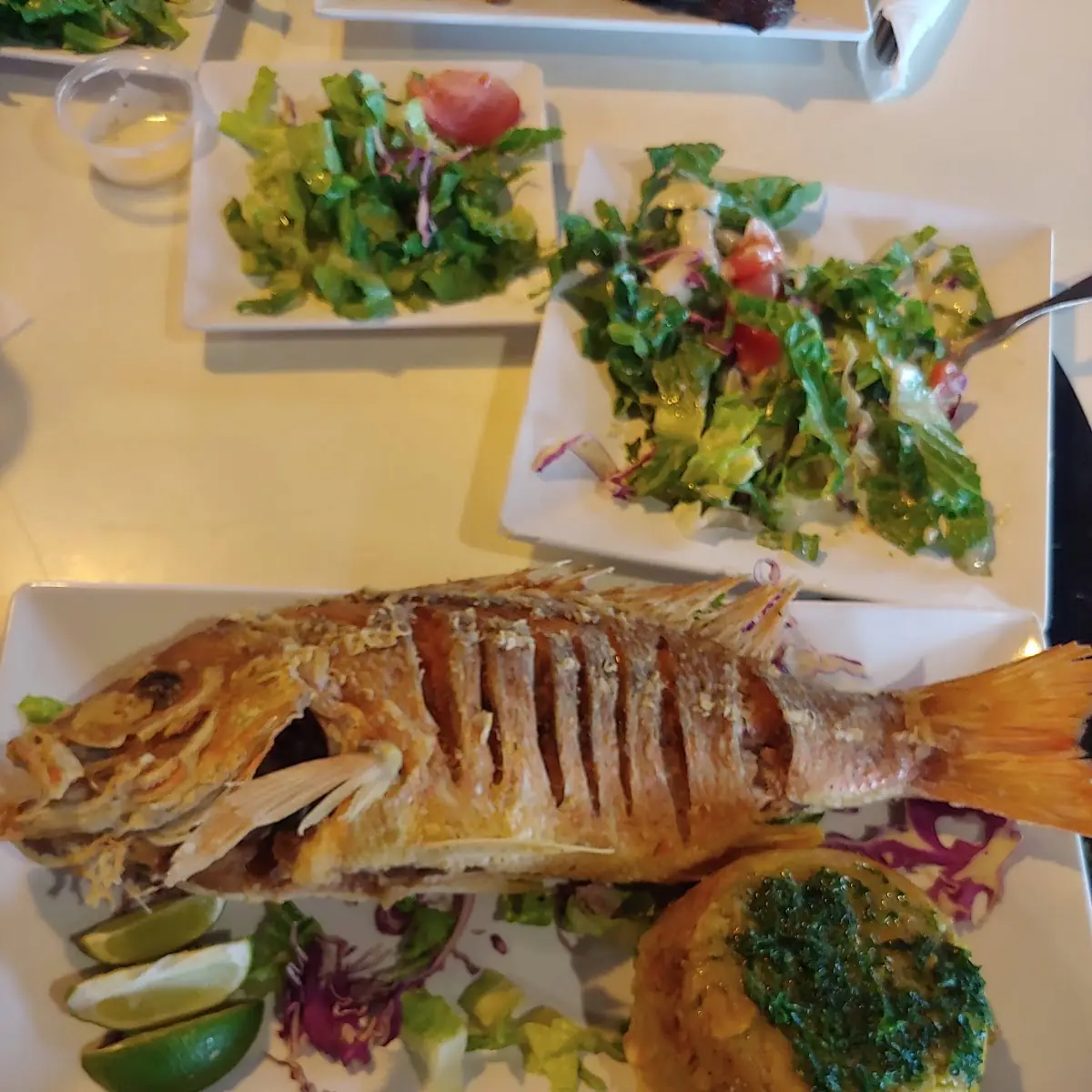 Whole Fried Snapper