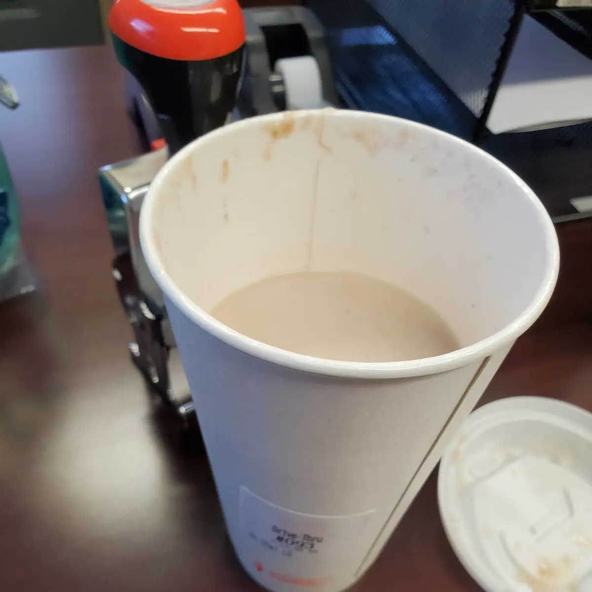 Vanilla Chai Tea Latte Badly Mixed