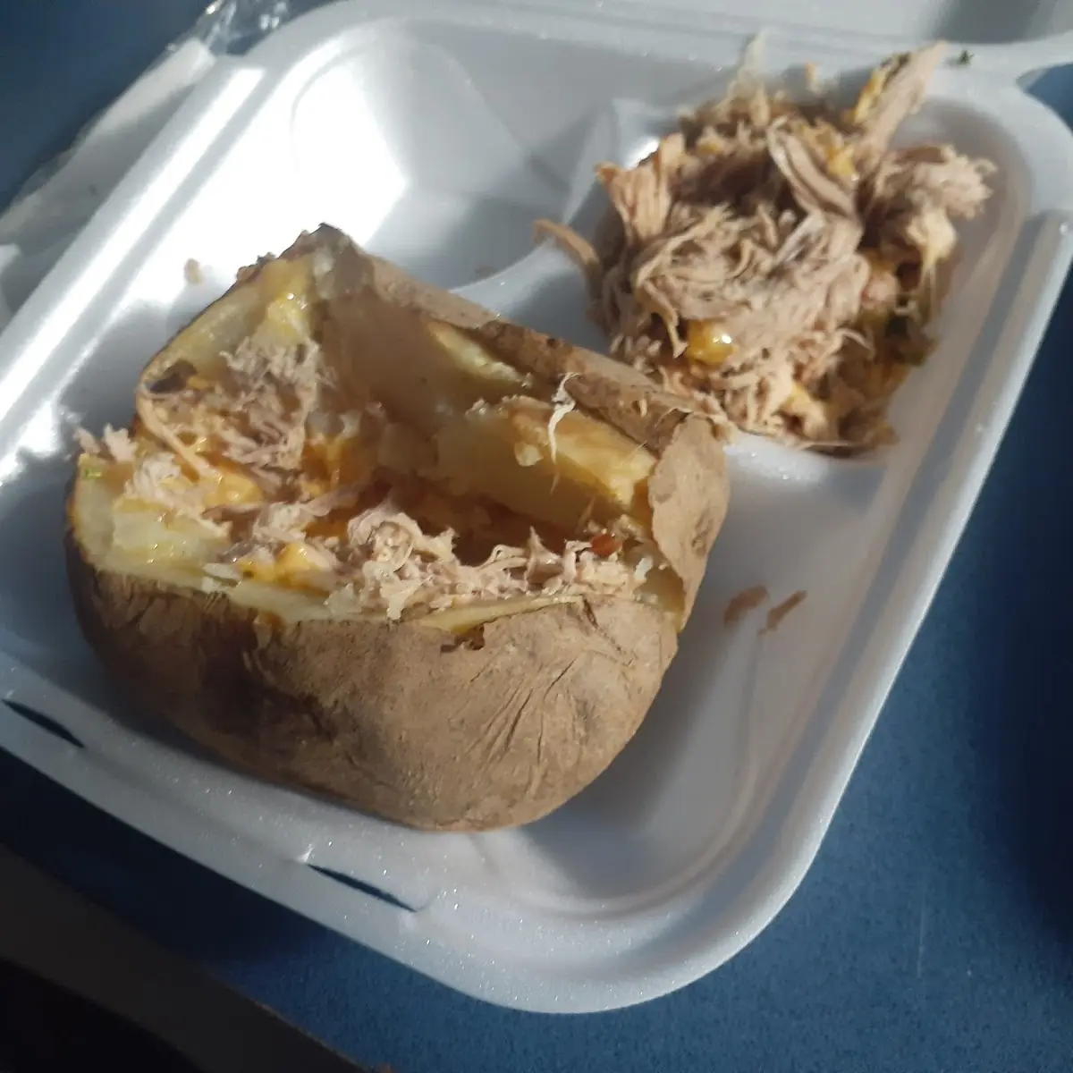 Loaded Baked Potato with Pork