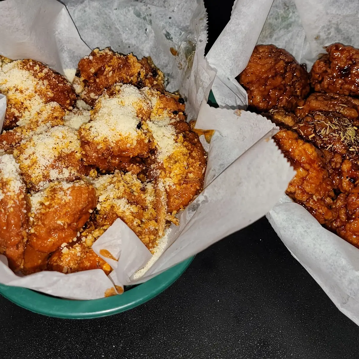 Hot Garlic Parmesan Wings