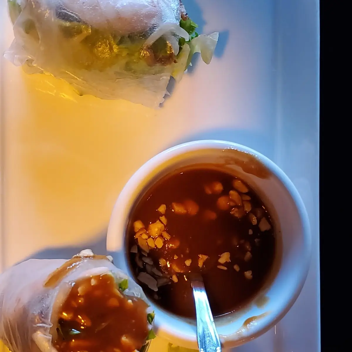 Fresh Spring Rolls & Peanut Sauce