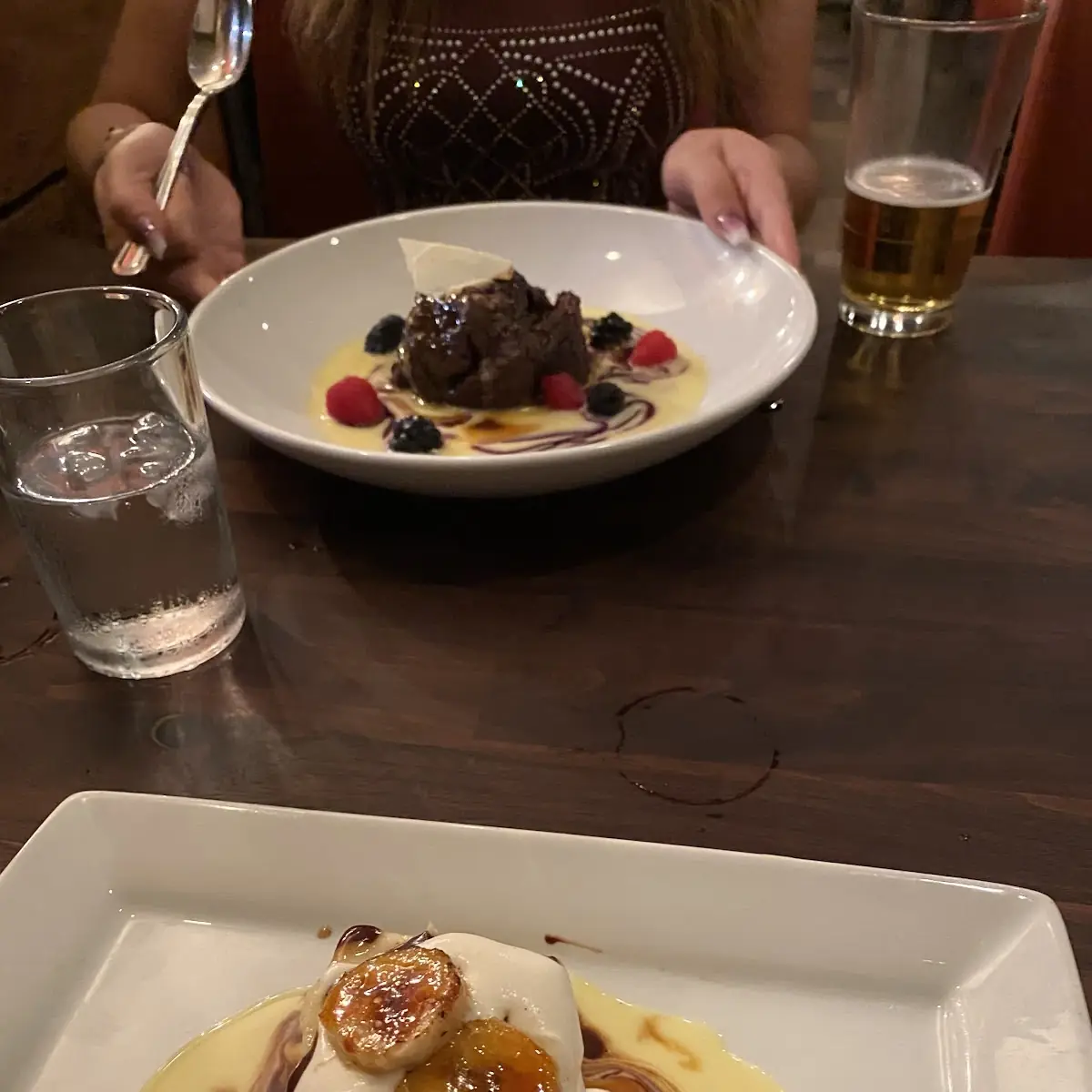 Foie Gras Bread Pudding
